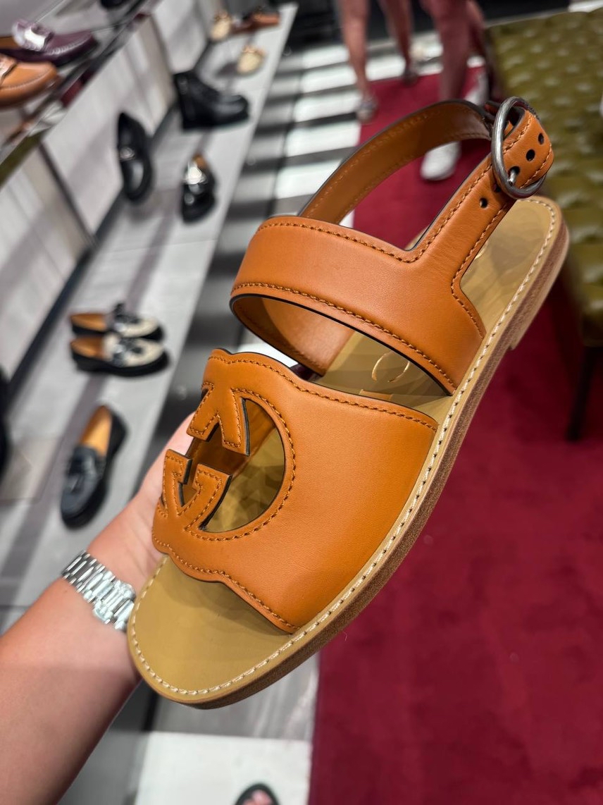 GUCCI Sandals front view - Men's luxury Shoes