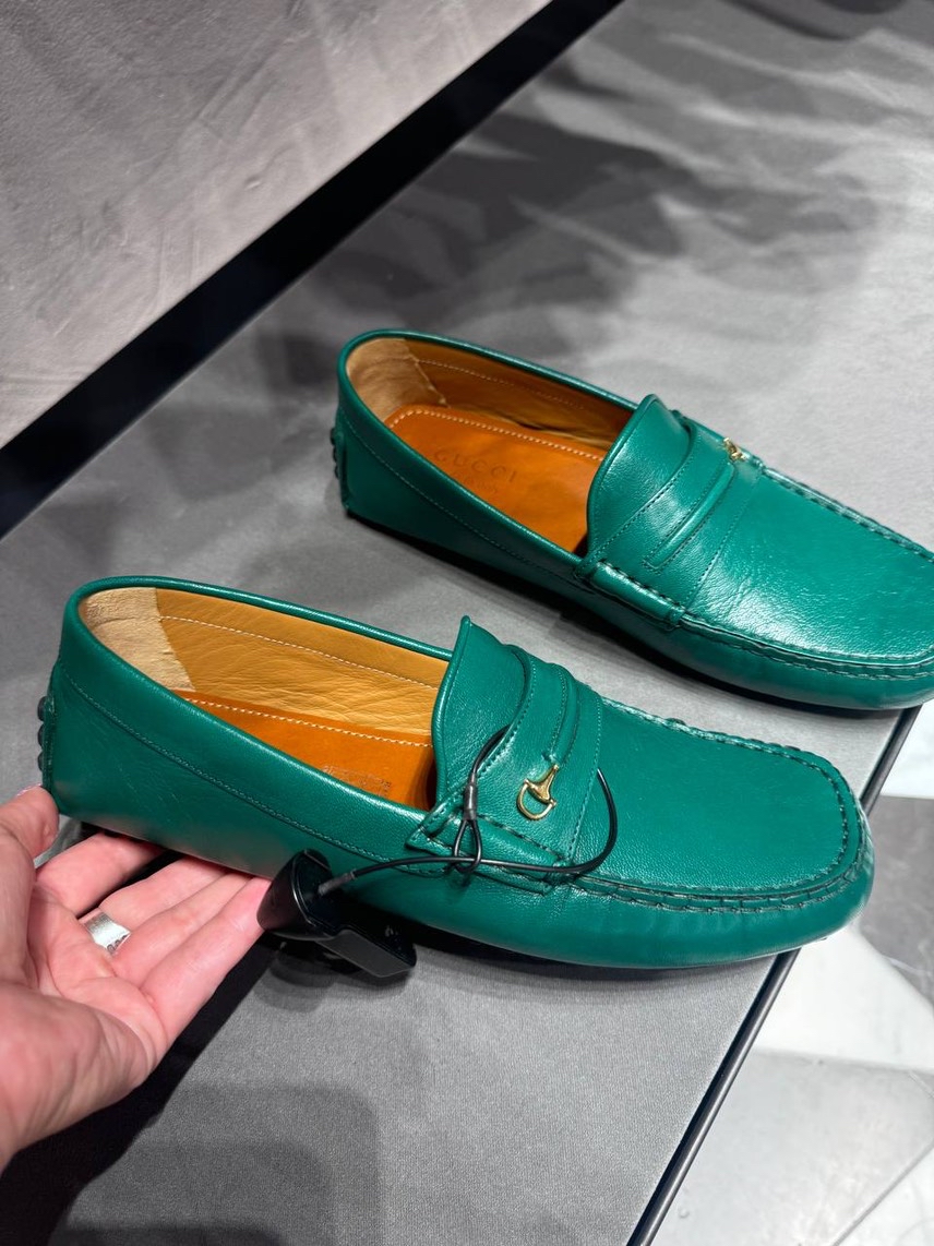 GUCCI Moccasins front view - Men's luxury Shoes
