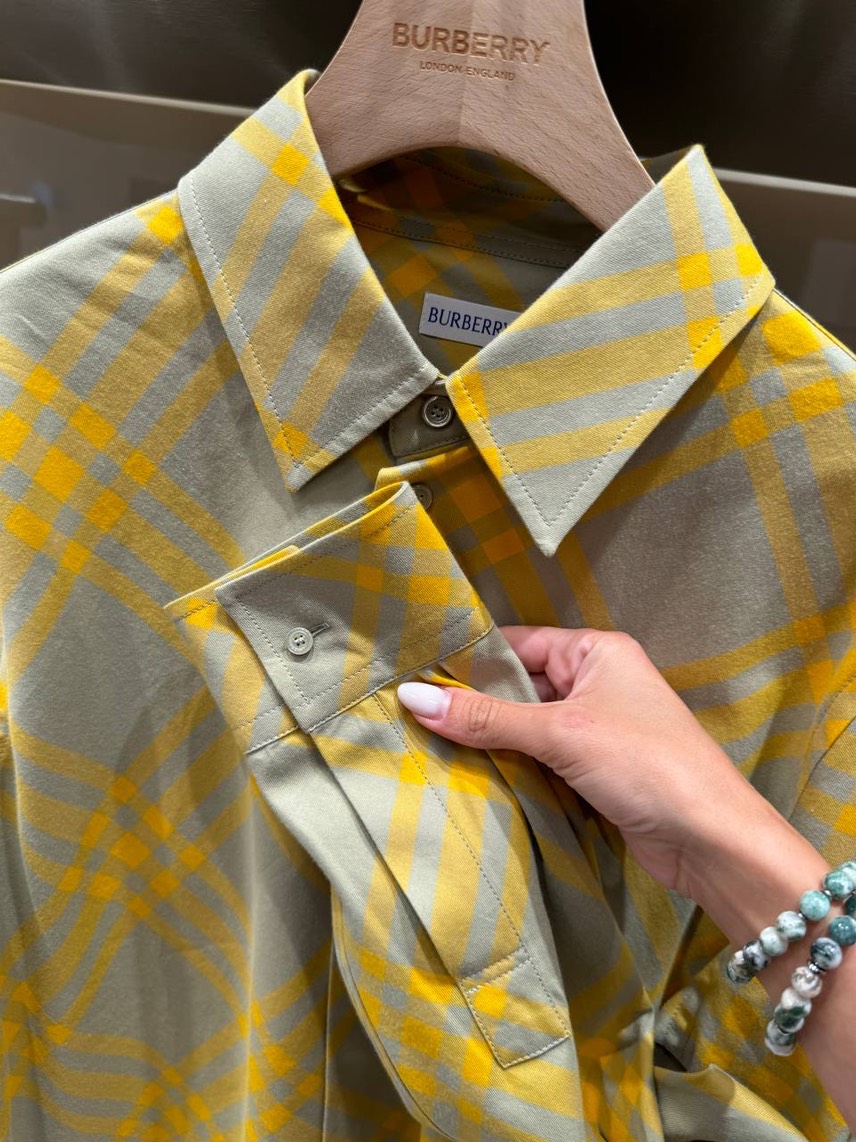 BURBERRY Shirts side view - Women's luxury Clothes