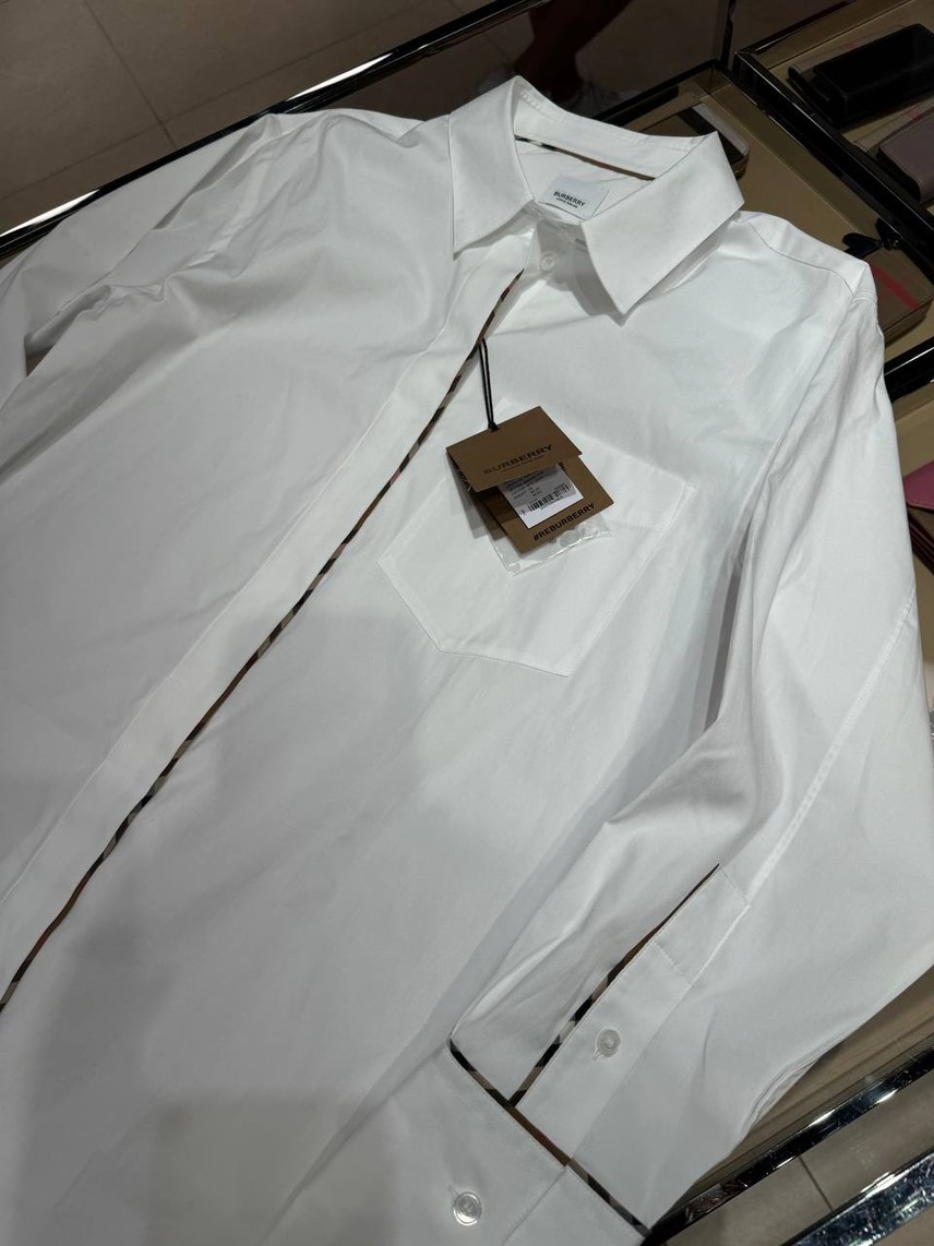 BURBERRY Shirts side view - Women's luxury Clothes