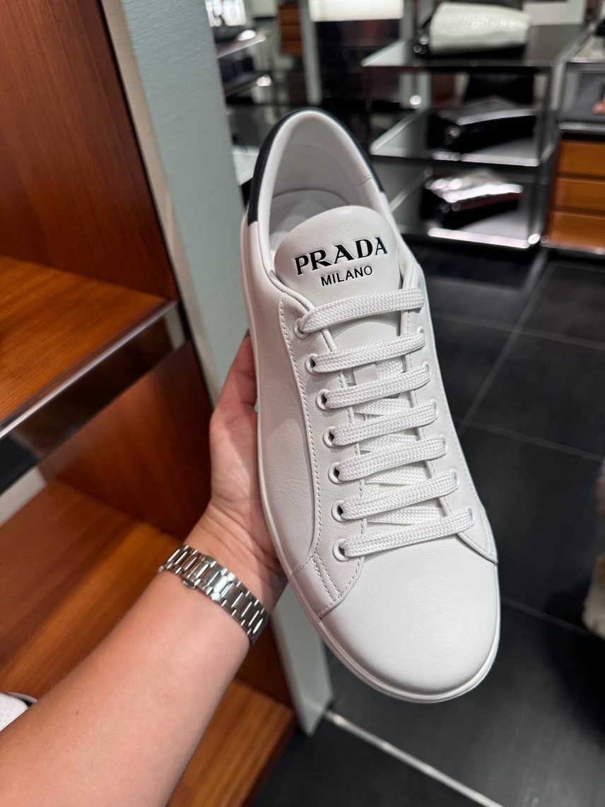 PRADA Sneakers side view - Men's luxury Shoes