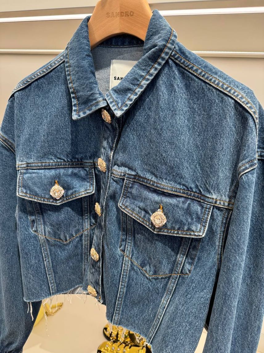 SANDRO Jackets side view - Women's luxury Clothes