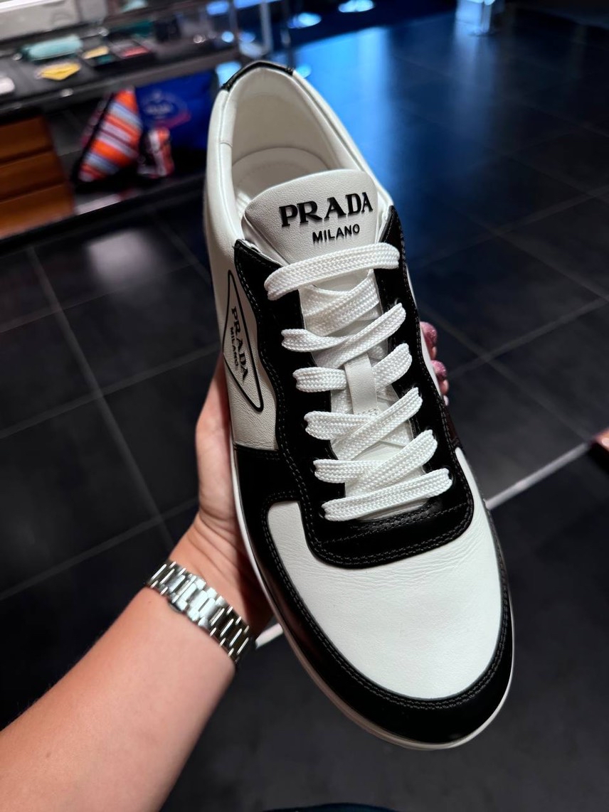 PRADA Sneakers side view - Men's luxury Shoes