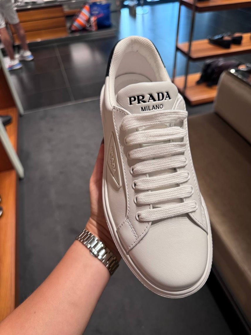 PRADA Sneakers side view - Men's luxury Shoes