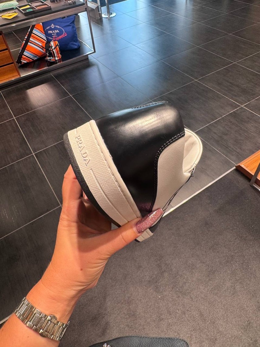 PRADA Sneakers side view - Men's luxury Shoes
