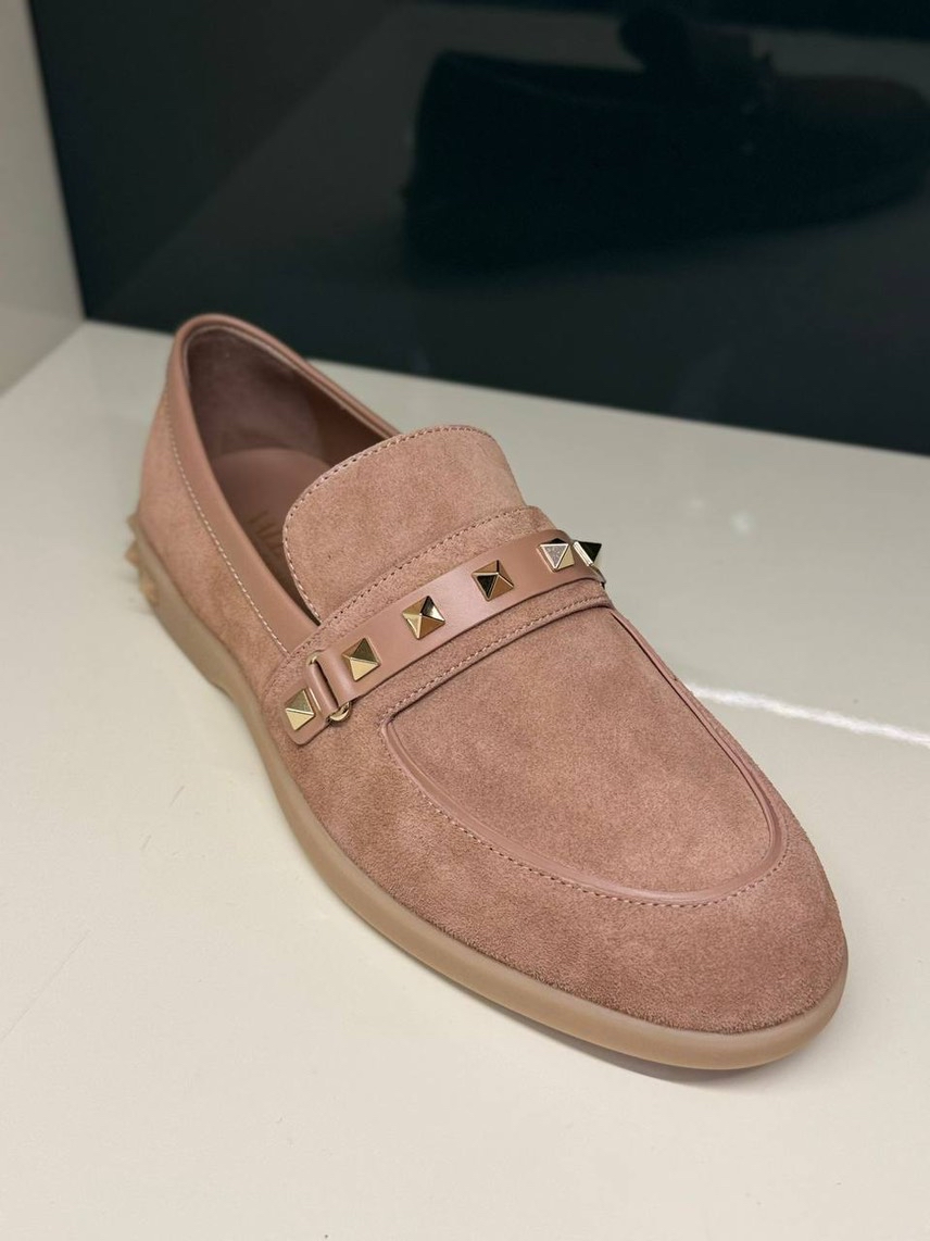 VALENTINO GARAVANI Moccasins front view - Women's luxury Shoes