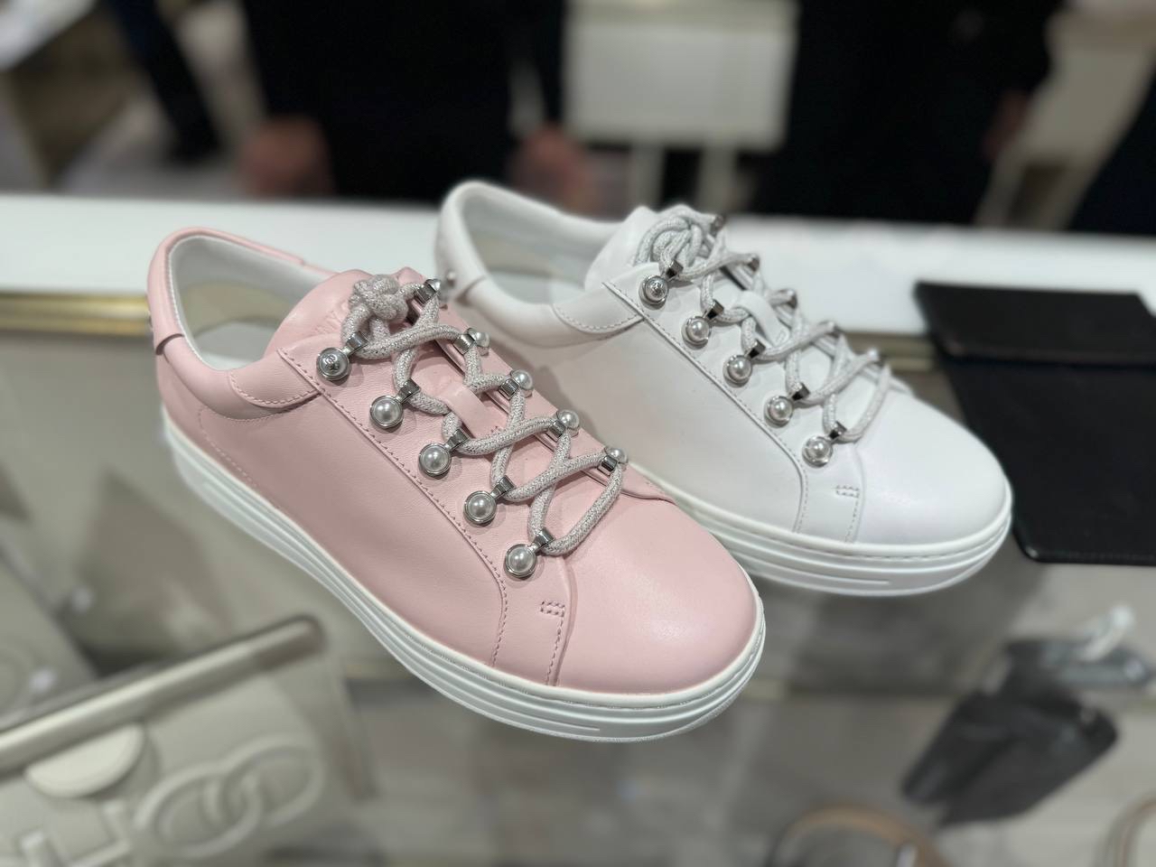 JIMMY CHOO Sneakers side view - Women's luxury Shoes