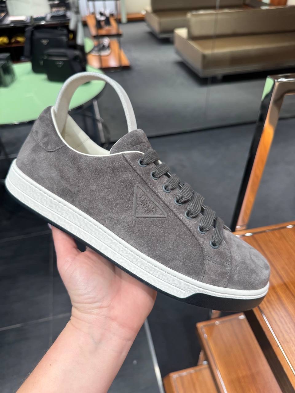 PRADA Sneakers front view - Men's luxury Shoes