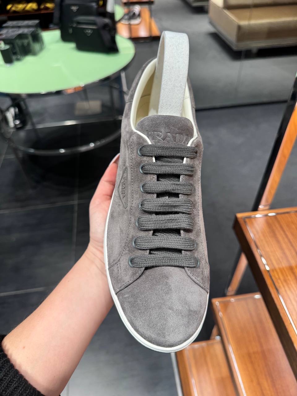 PRADA Sneakers side view - Men's luxury Shoes