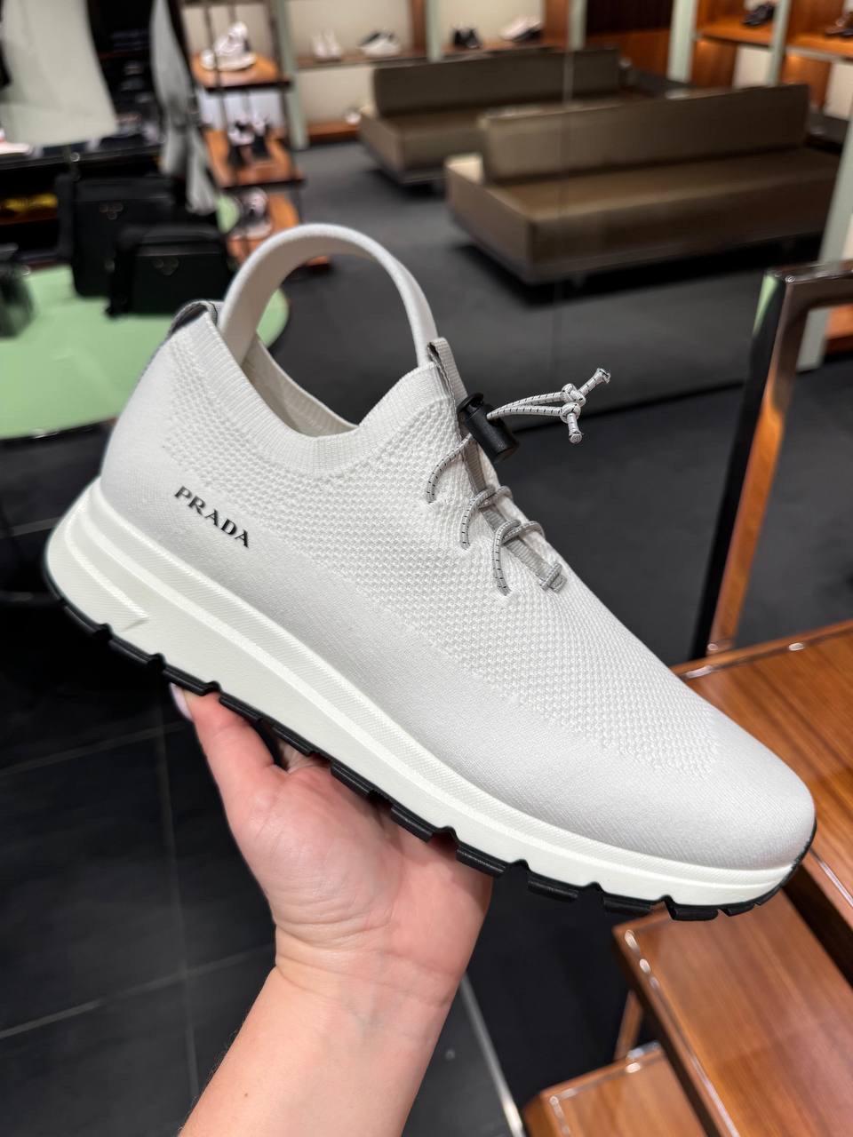 PRADA Sneakers front view - Men's luxury Shoes