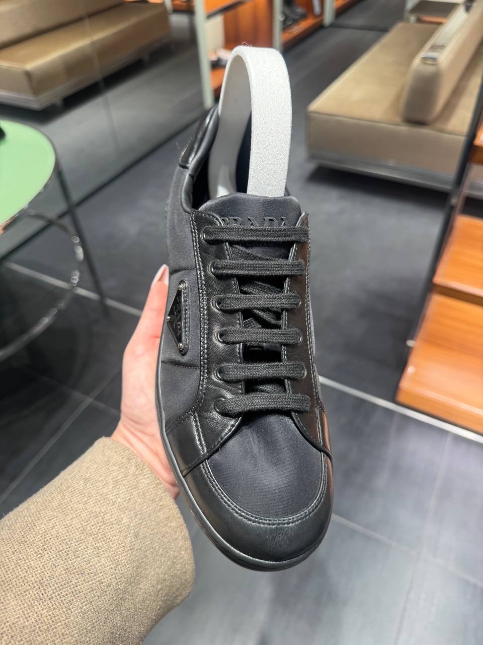 PRADA Sneakers side view - Men's luxury Shoes