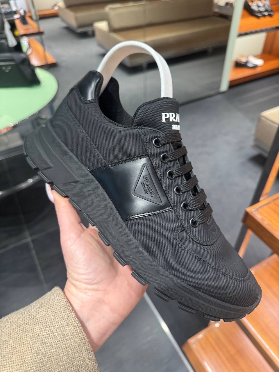PRADA Sneakers front view - Men's luxury Shoes