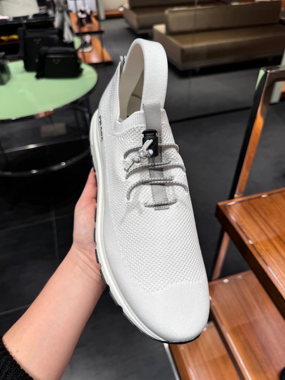 PRADA Sneakers side view - Men's luxury Shoes