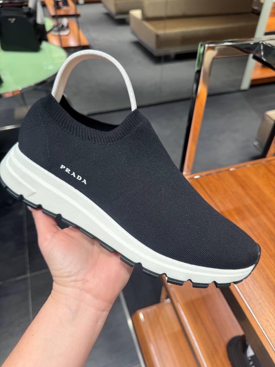 PRADA Sneakers front view - Men's luxury Shoes