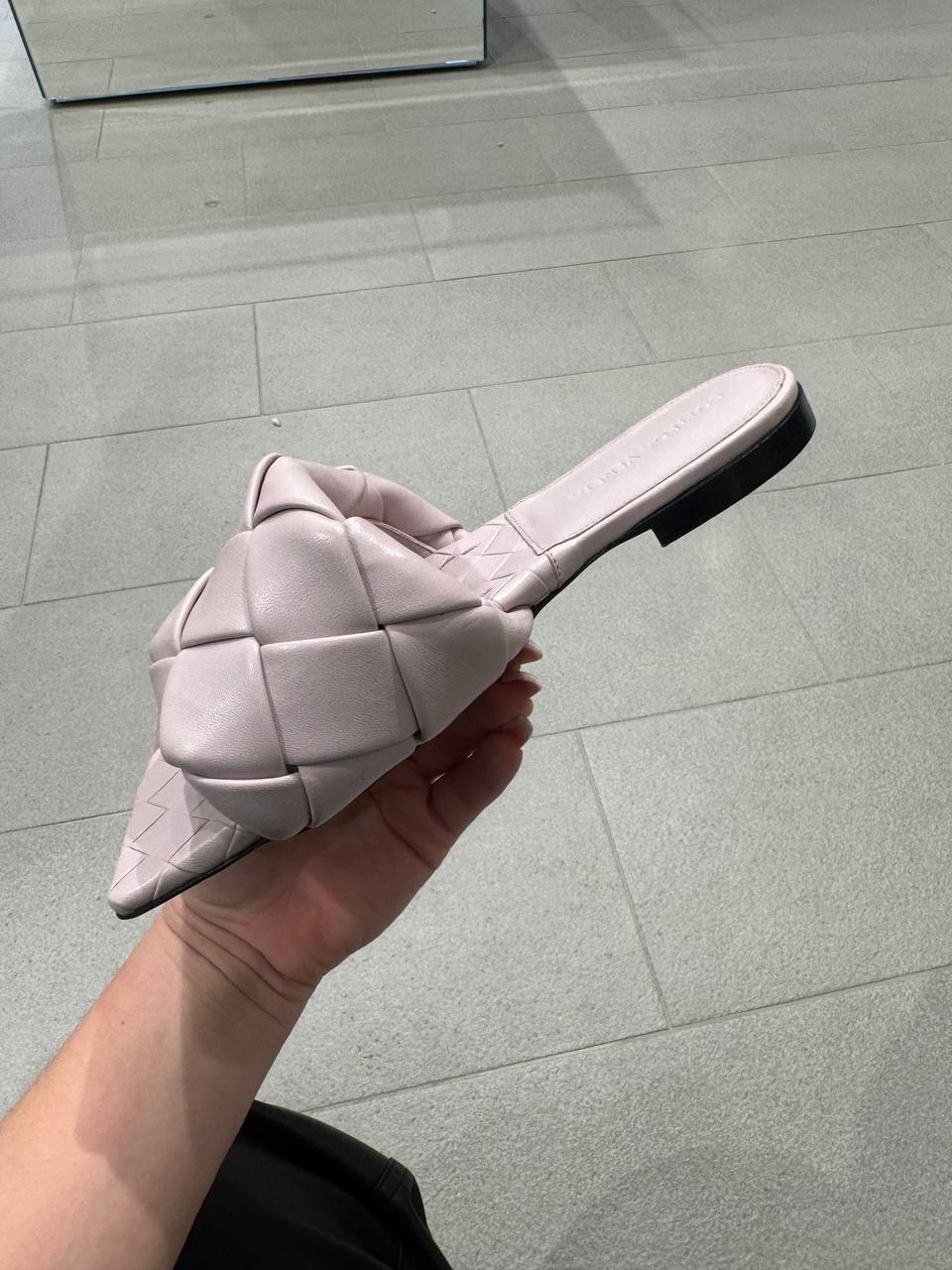 BOTTEGA VENETA Slides front view - Women's luxury Shoes
