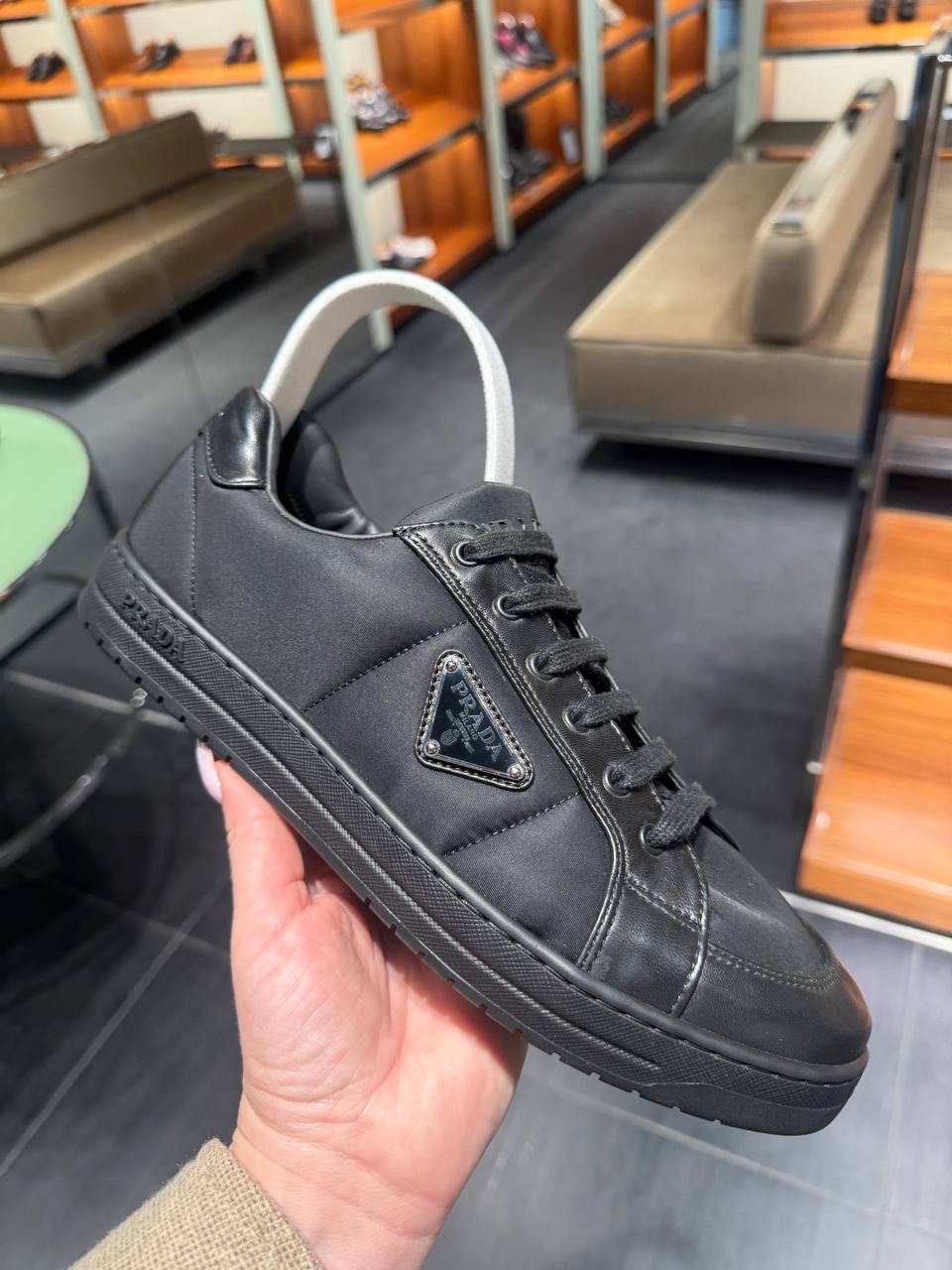 PRADA Sneakers front view - Men's luxury Shoes