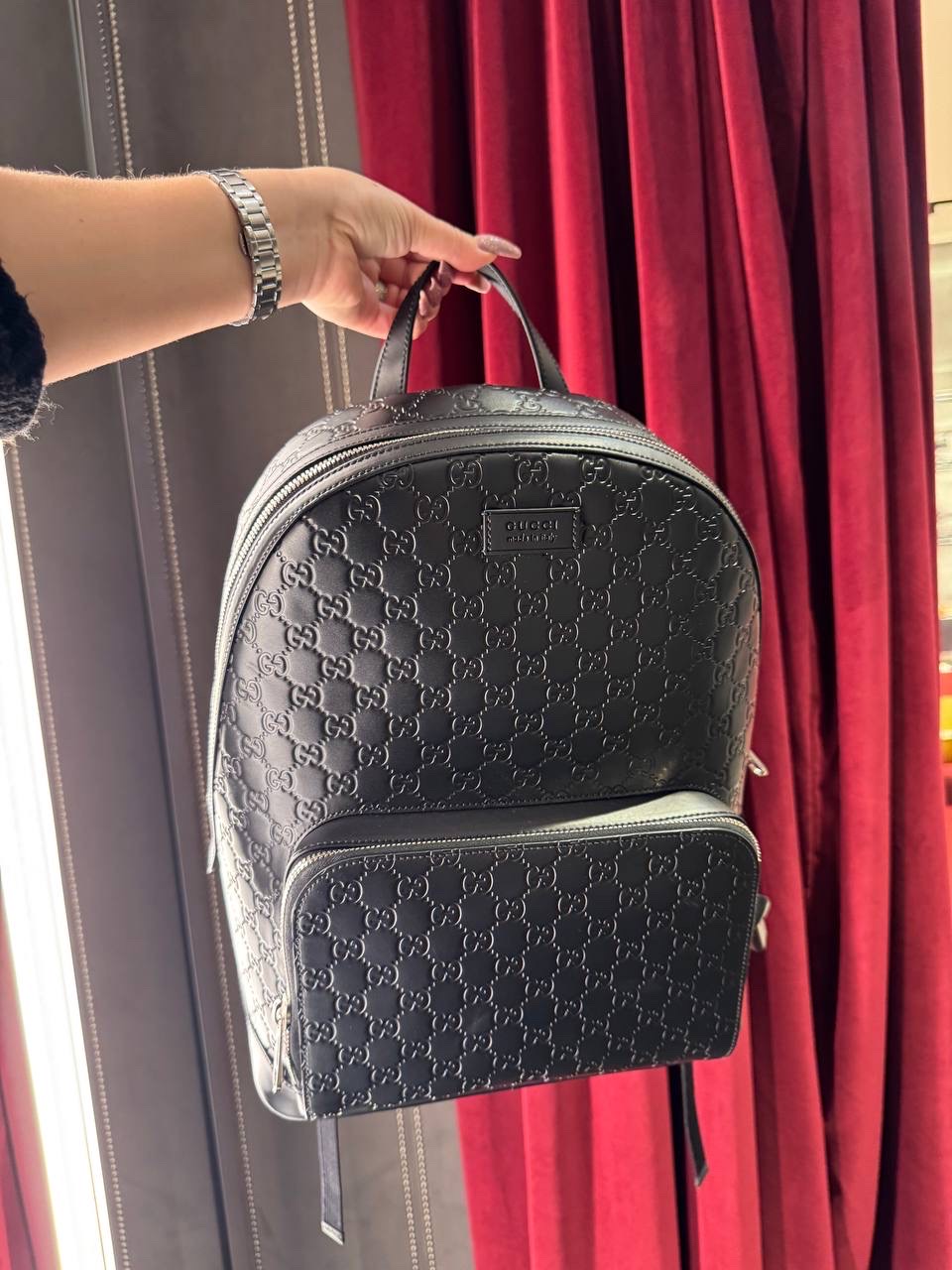GUCCI Backpack front view - unisex luxury Bags