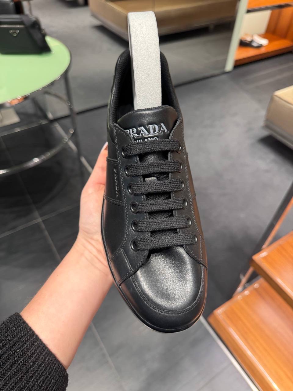 PRADA Sneakers side view - Men's luxury Shoes