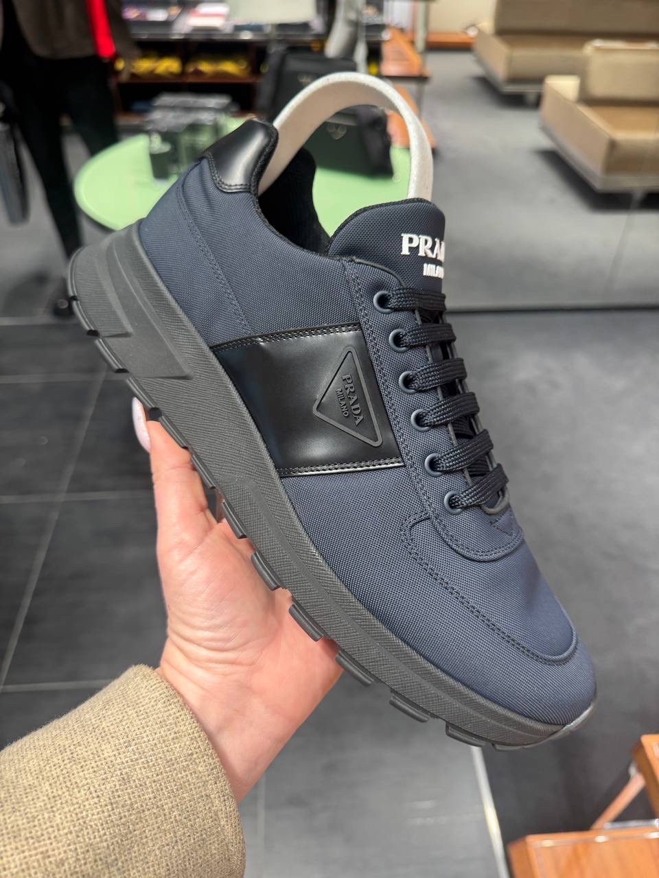 PRADA Sneakers front view - Men's luxury Shoes