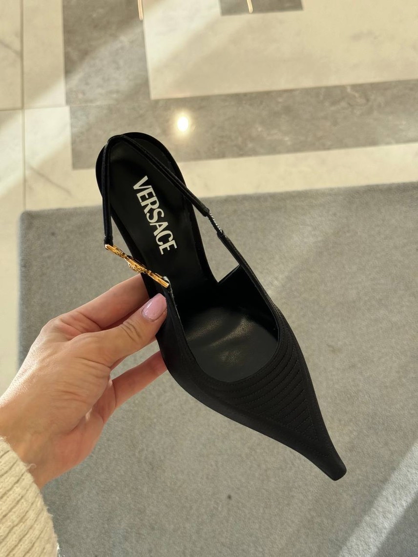 VERSACE Sandals side view - Women's luxury Shoes