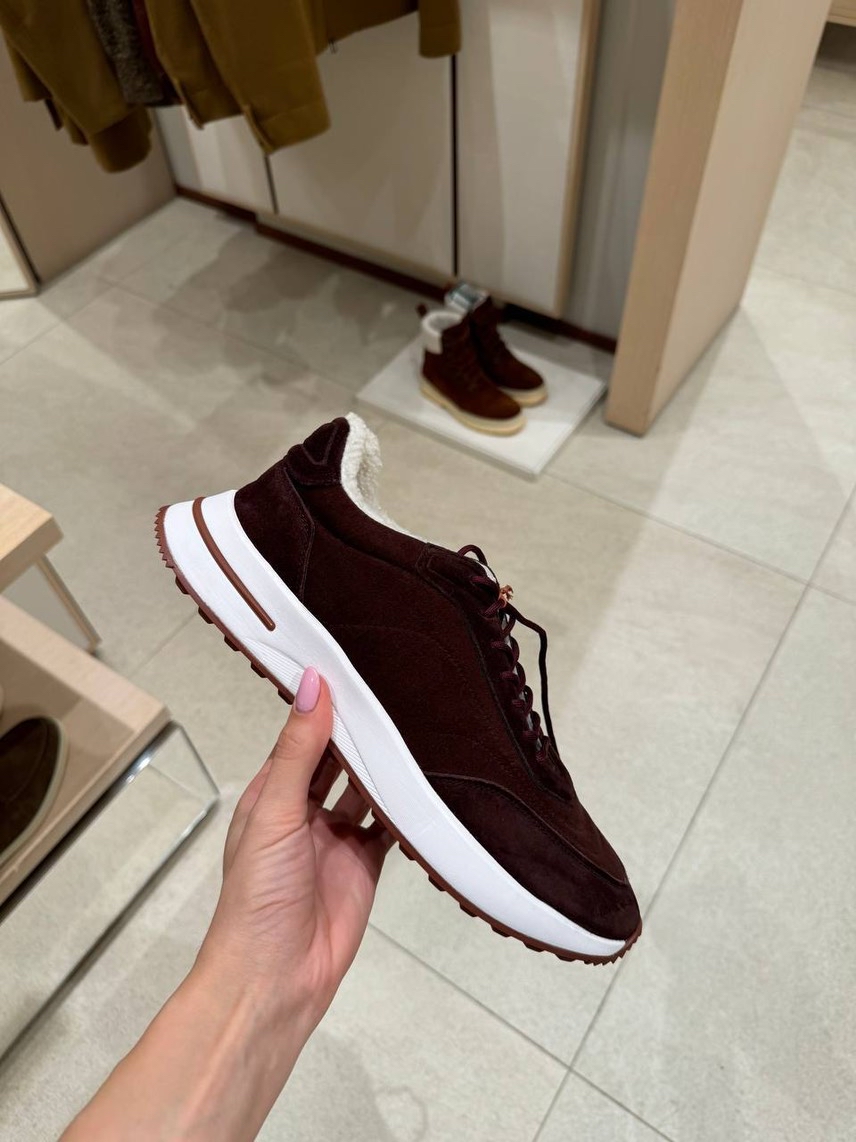 LORO PIANA Sneakers front view - Men's luxury Shoes