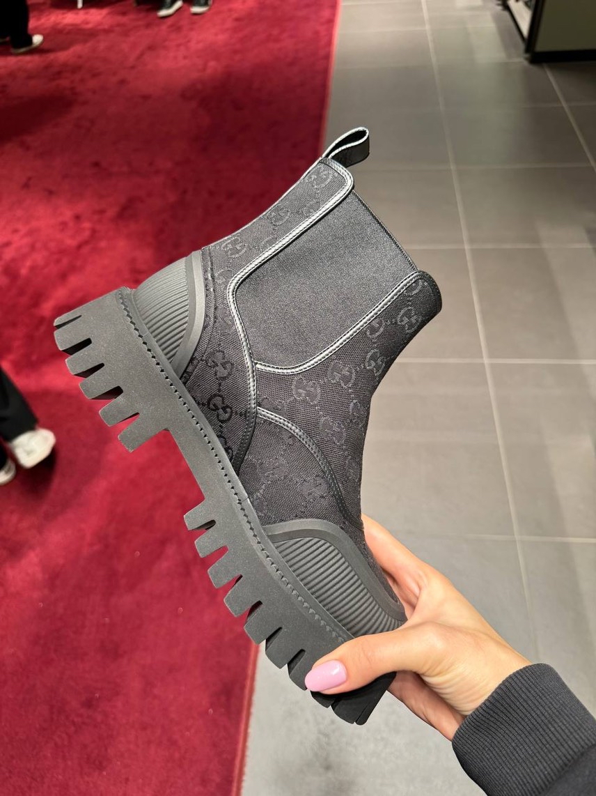 GUCCI Boots side view - Men's luxury Shoes