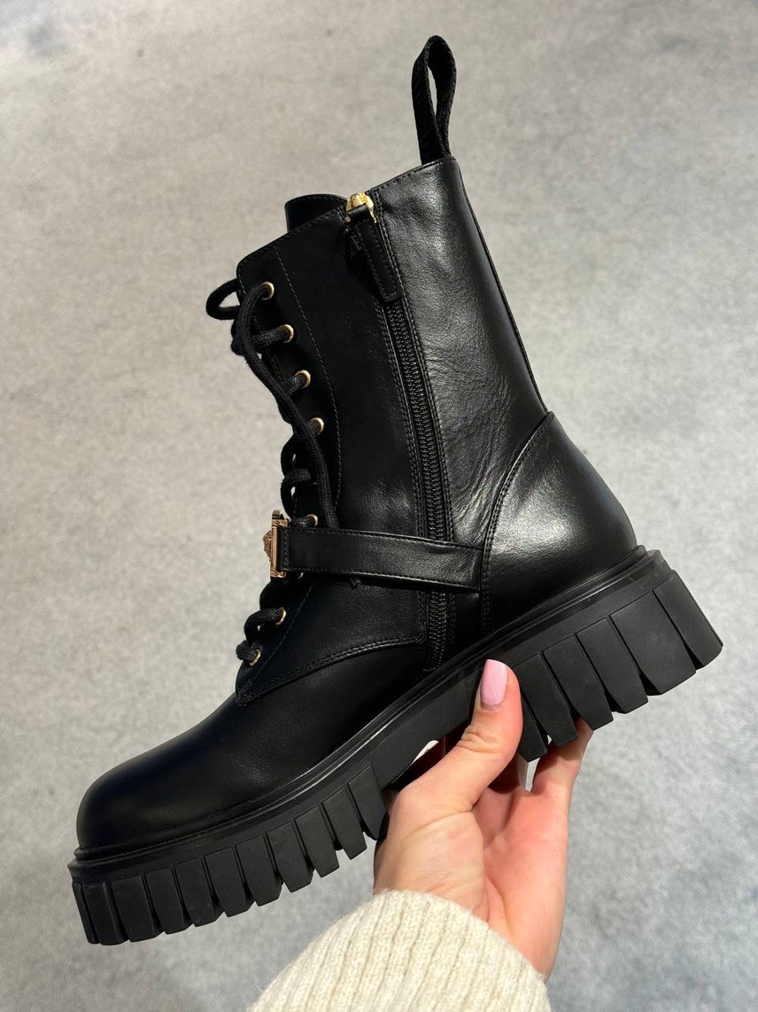 VERSACE Boots side view - Women's luxury Shoes