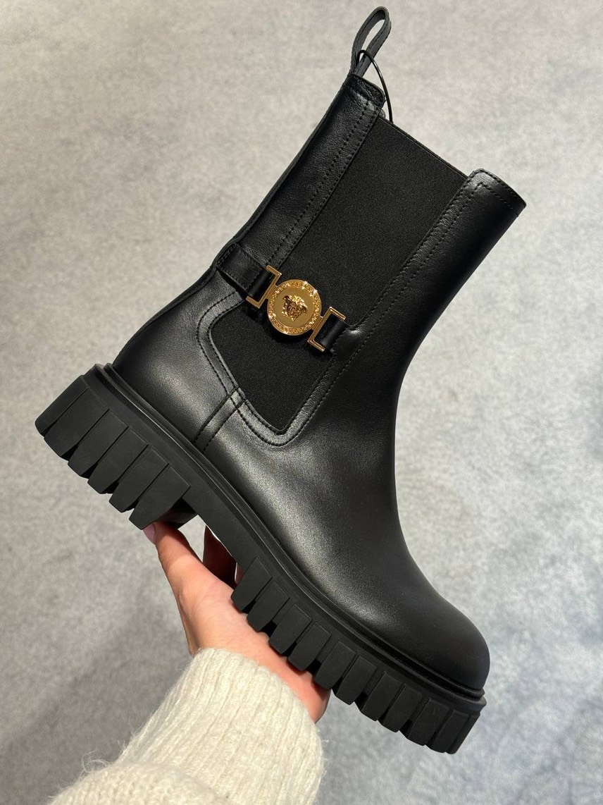 VERSACE Boots side view - Women's luxury Shoes