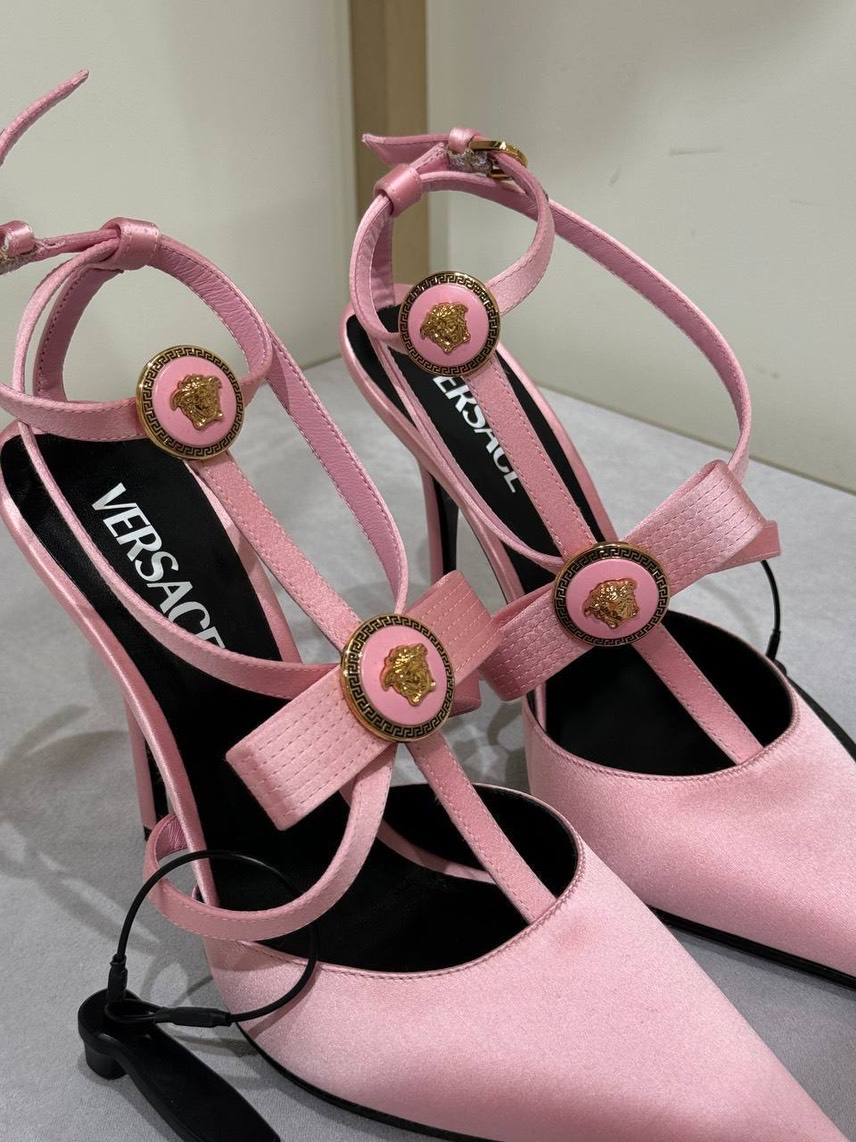 VERSACE Sandals side view - Women's luxury Shoes
