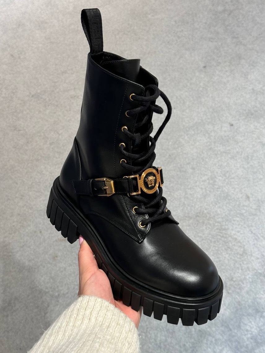VERSACE Boots side view - Women's luxury Shoes