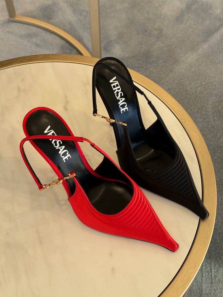 VERSACE Sandals side view - Women's luxury Shoes