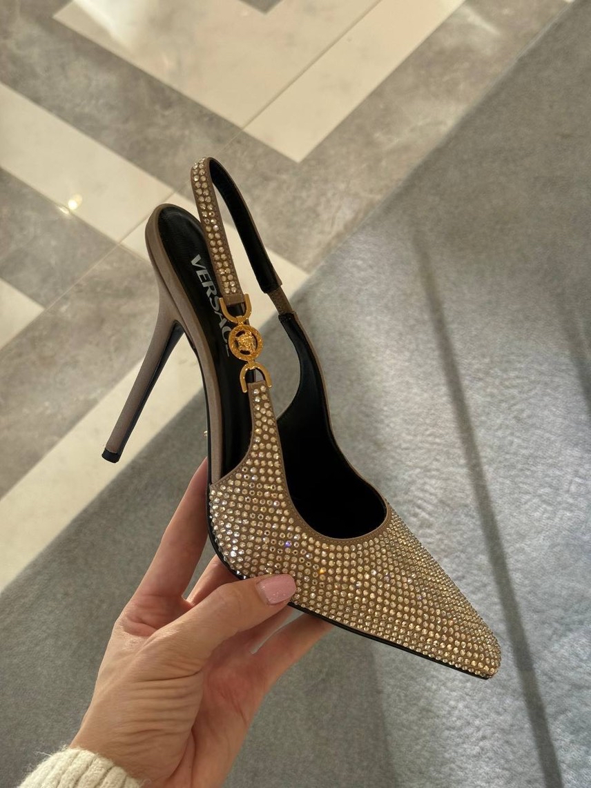 VERSACE Sandals front view - Women's luxury Shoes
