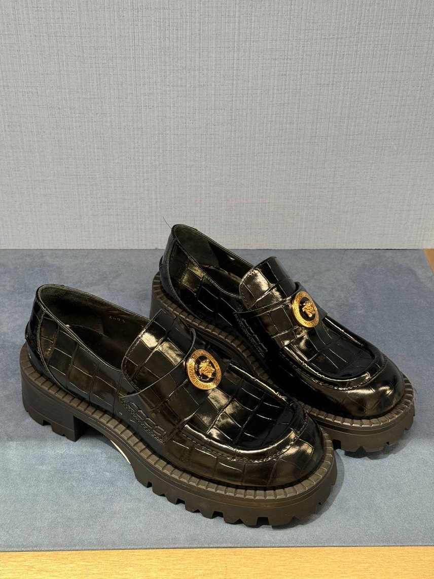 VERSACE Loafers front view - Women's luxury Shoes
