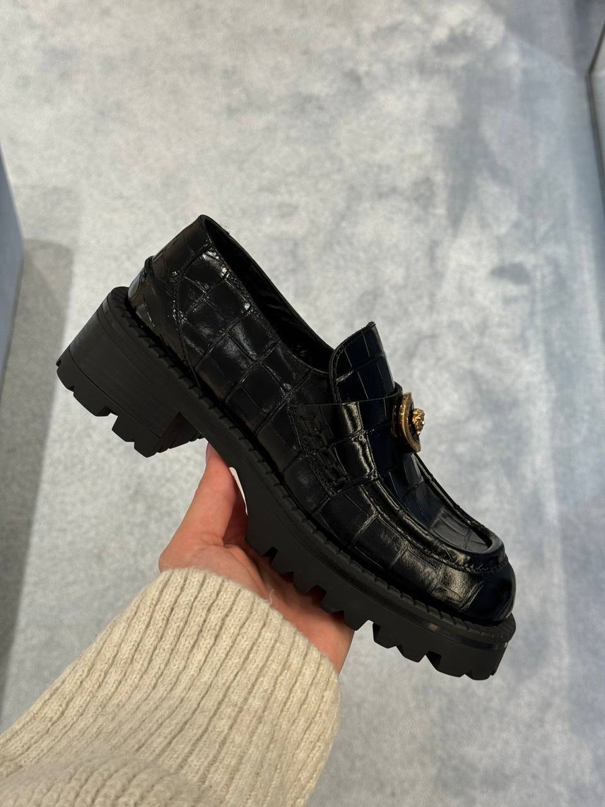 VERSACE Loafers side view - Women's luxury Shoes