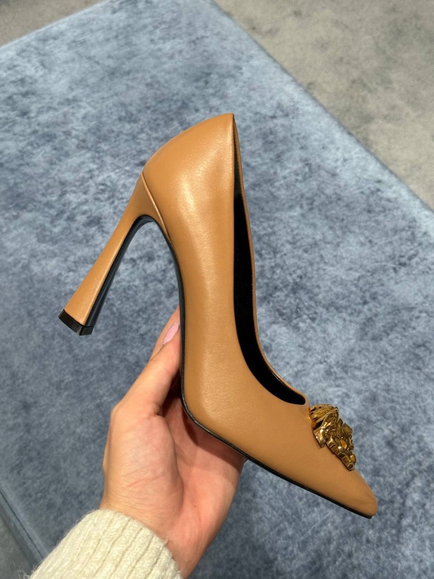 VERSACE Pumps side view - Women's luxury Shoes
