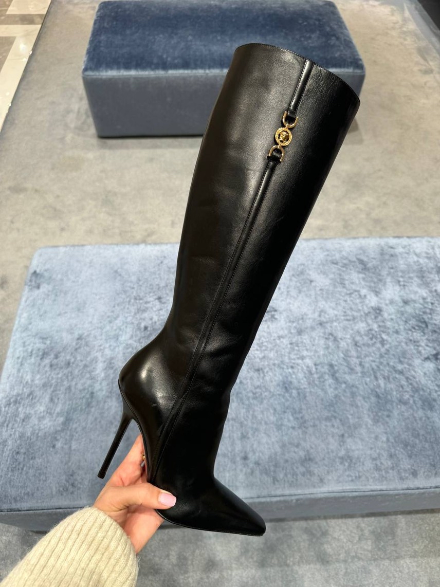 VERSACE Boots front view - Women's luxury Shoes