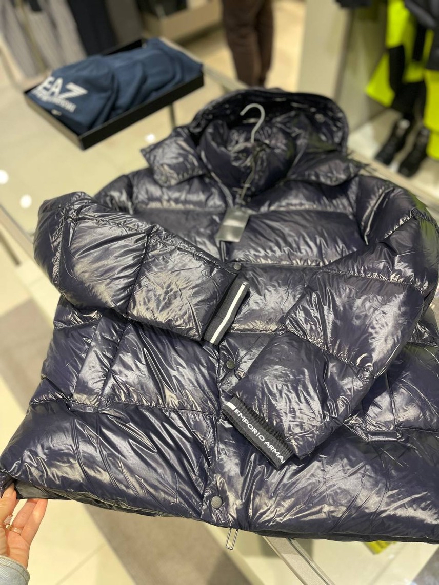 ARMANI EXCHANGE Down jacket side view - Men's luxury Clothes