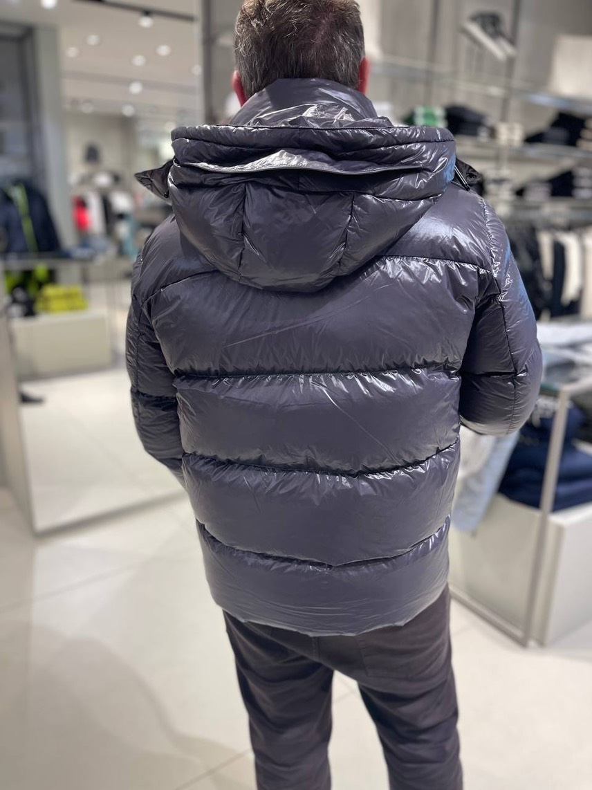 ARMANI EXCHANGE Down jacket side view - Men's luxury Clothes