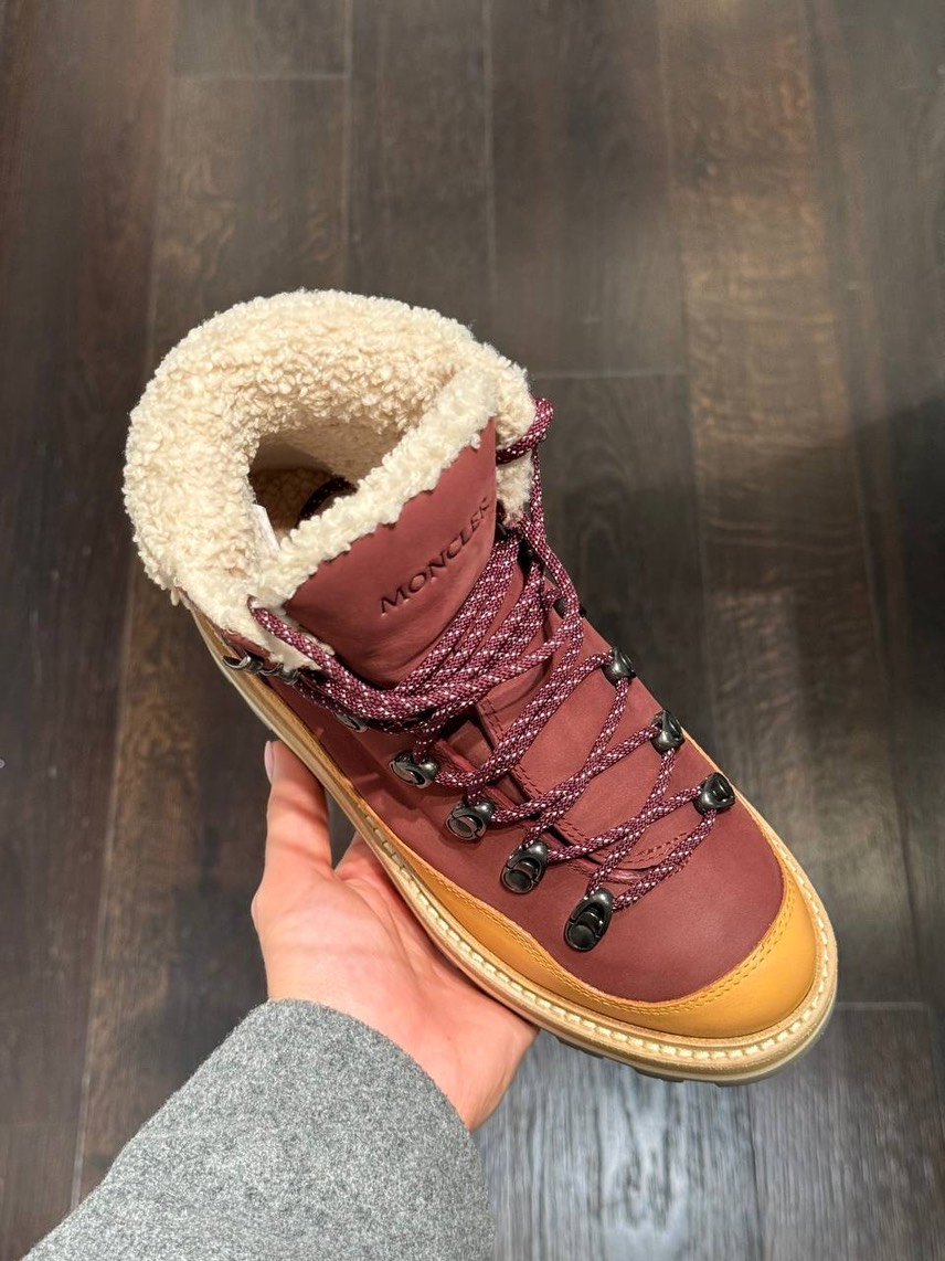 MONCLER Boots side view - Women's luxury Shoes