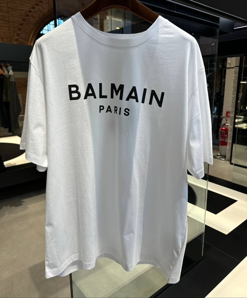 BALMAIN T-shirt and Polo front view - Men's luxury Clothes