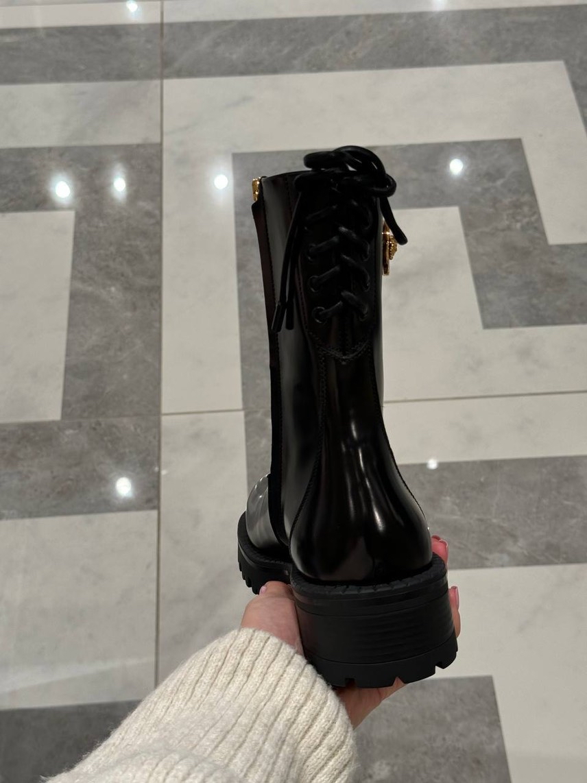VERSACE Boots side view - Women's luxury Shoes