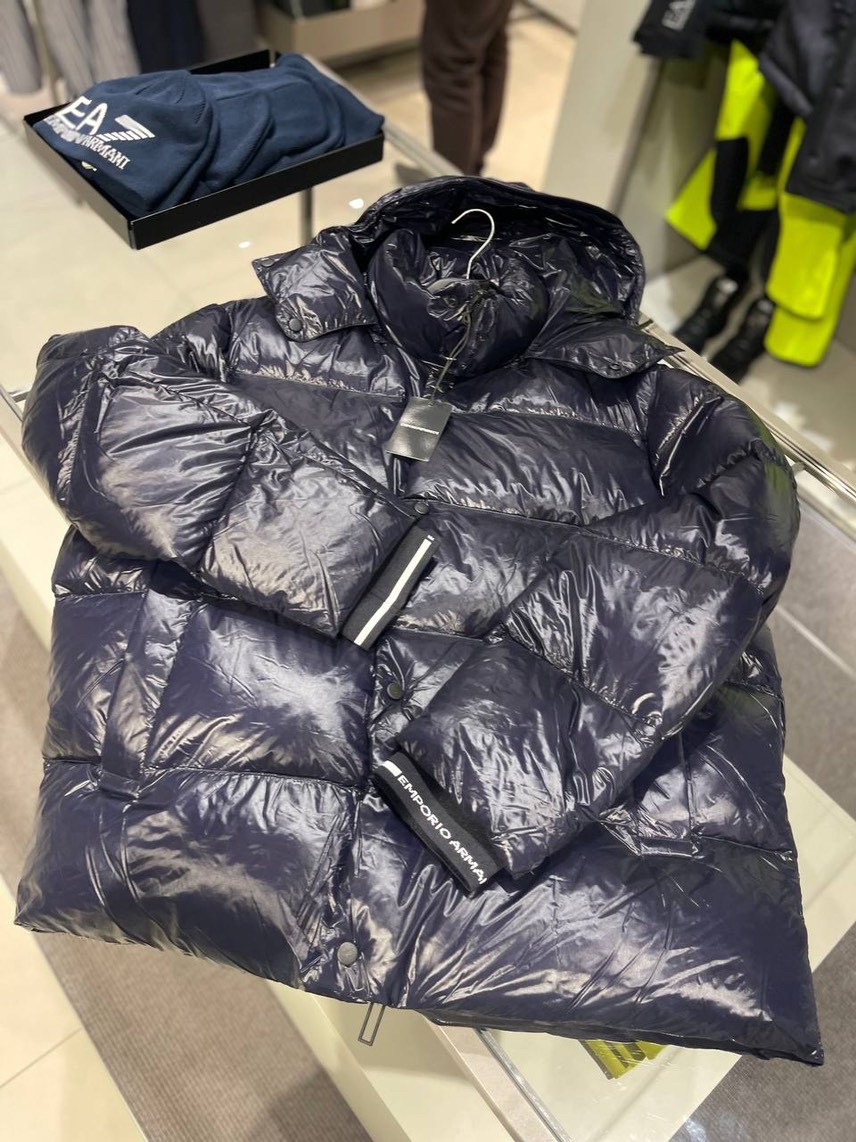 ARMANI EXCHANGE Down jacket front view - Men's luxury Clothes