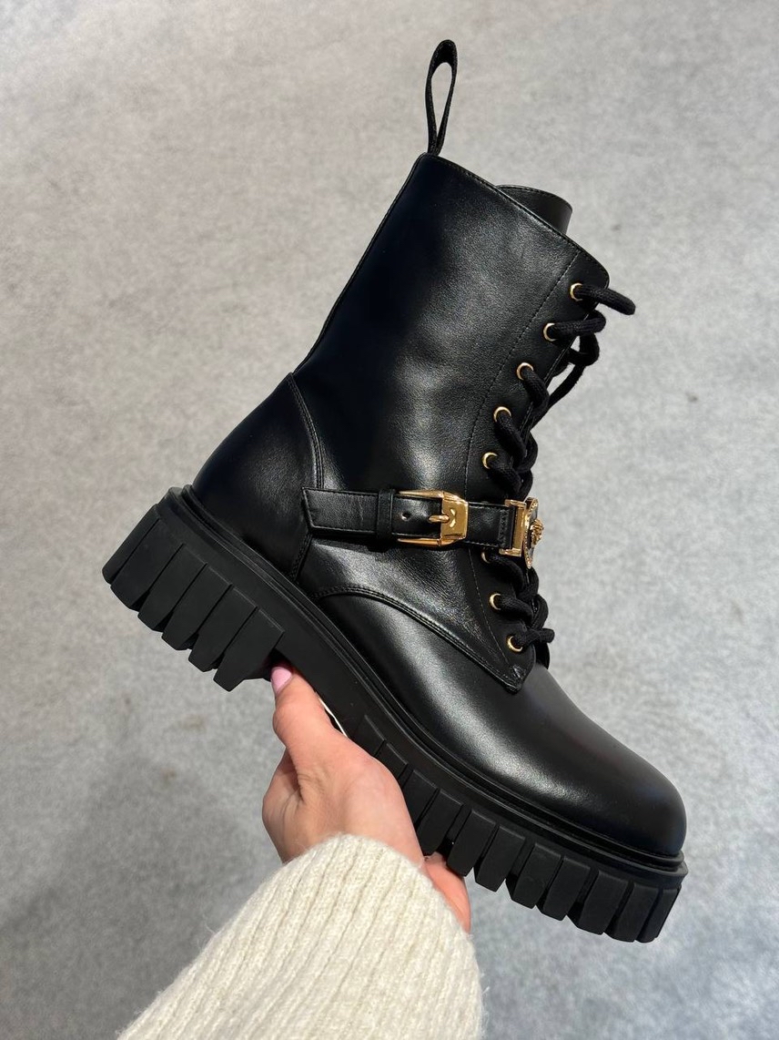 VERSACE Boots side view - Women's luxury Shoes