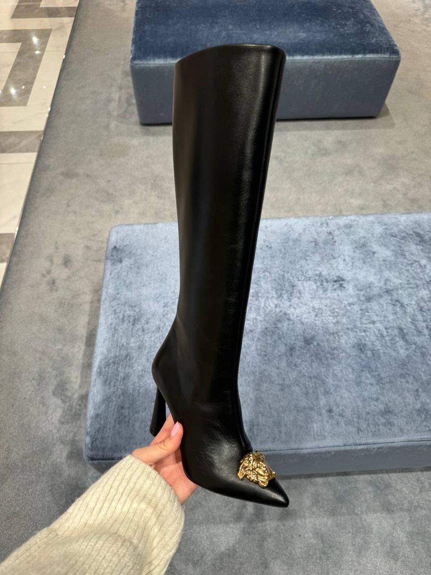 VERSACE Boots front view - Women's luxury Shoes