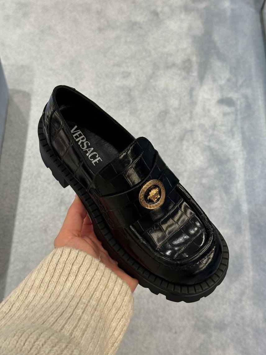 VERSACE Loafers side view - Women's luxury Shoes