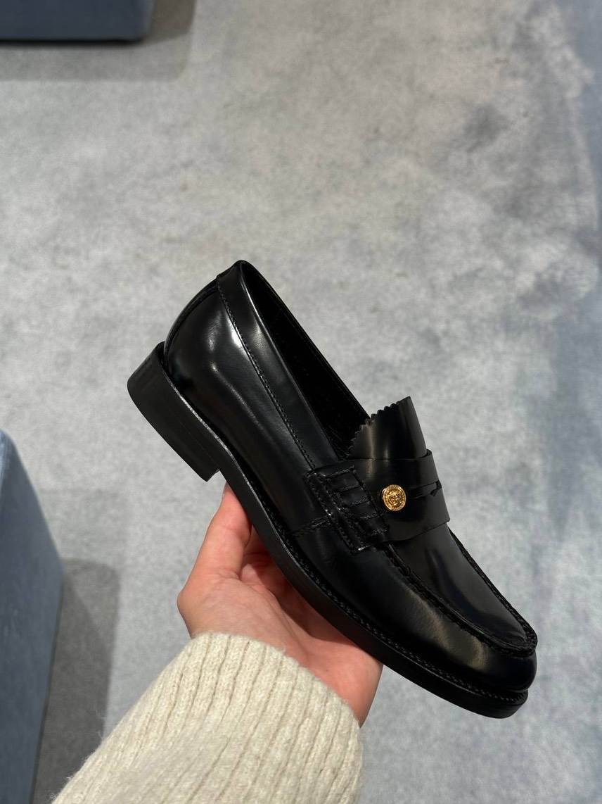 VERSACE Loafers side view - Women's luxury Shoes