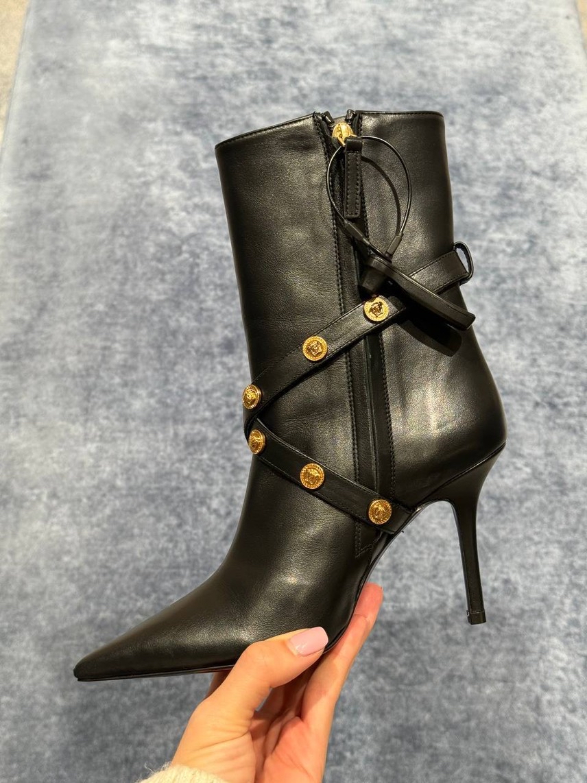 VERSACE Boots side view - Women's luxury Shoes