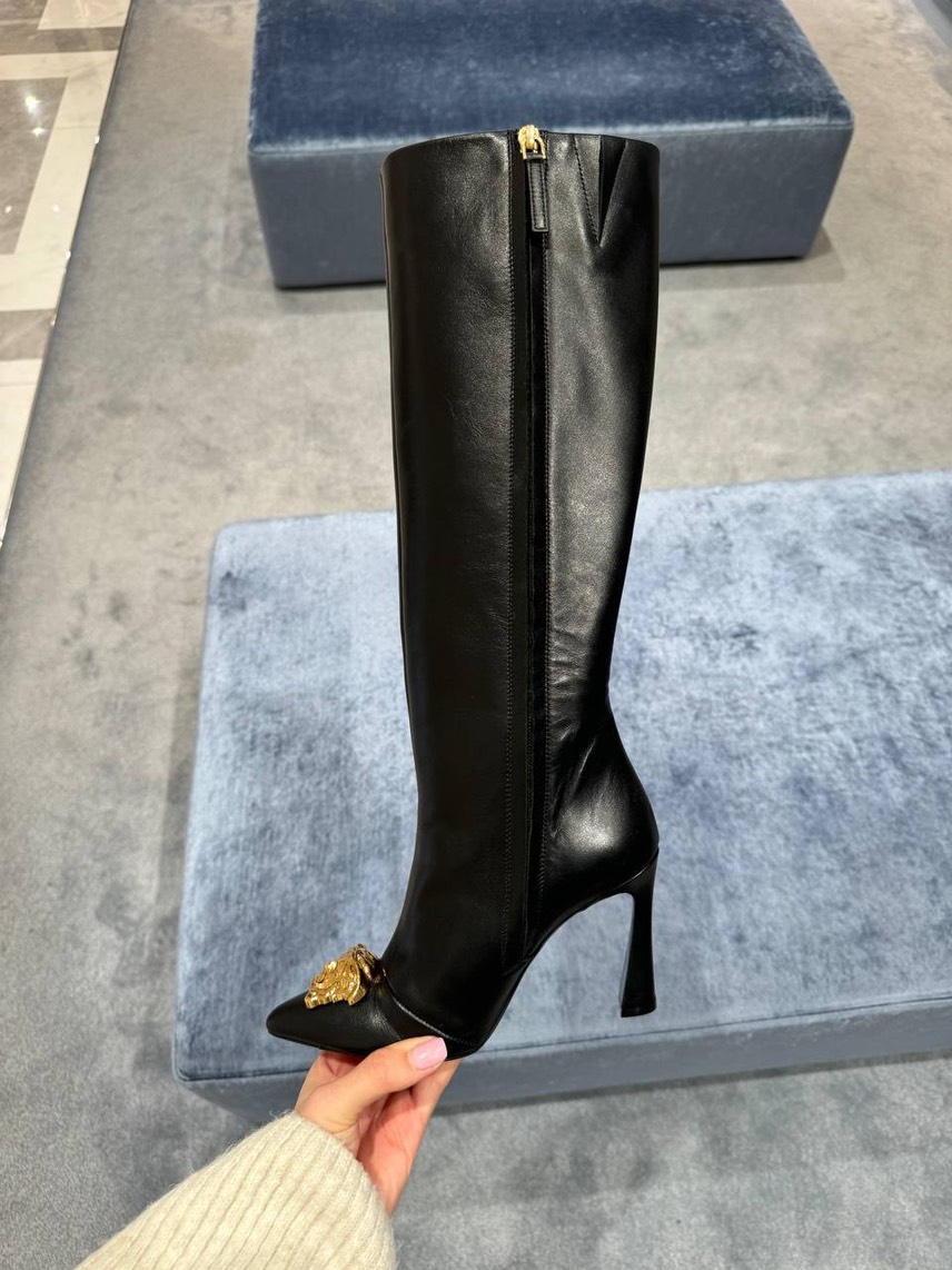 VERSACE Boots side view - Women's luxury Shoes