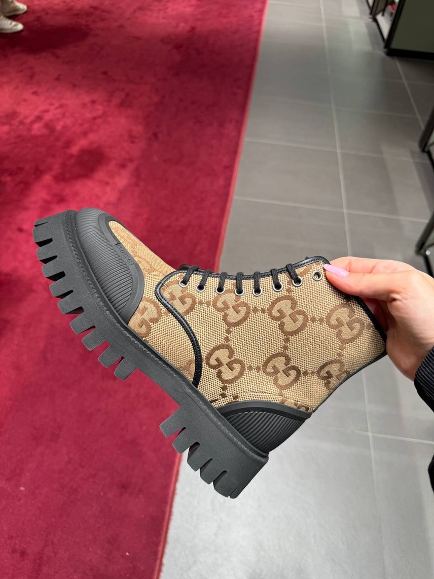 GUCCI Boots front view - Men's luxury Shoes