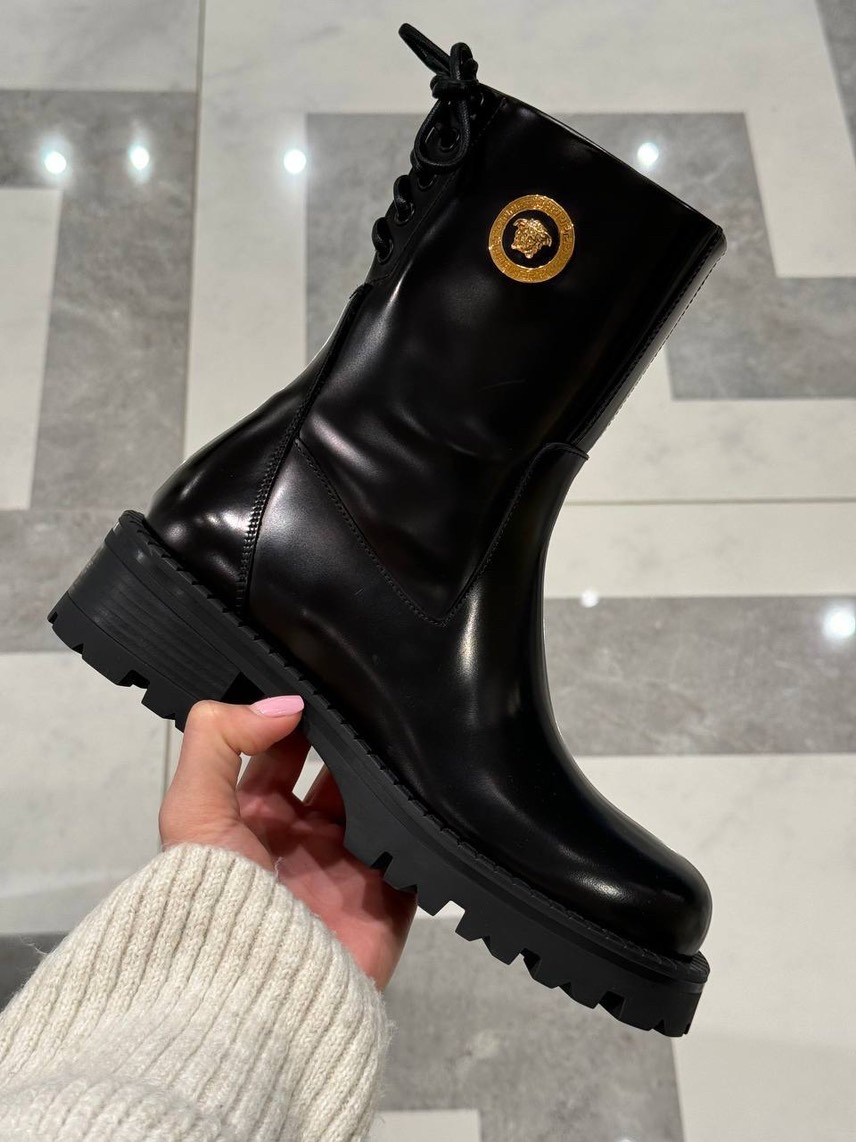 VERSACE Boots front view - Women's luxury Shoes